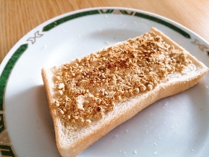 白ごま代用ですが、ごまときな粉が香ばしくて美味しかったです♬
ご馳走様でした(*^-^*)