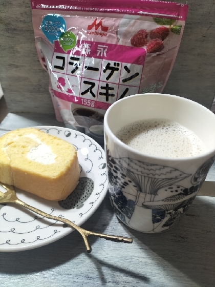 スキムミルクのミルクティー