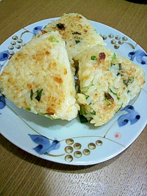 天かす入り！焼きおにぎり