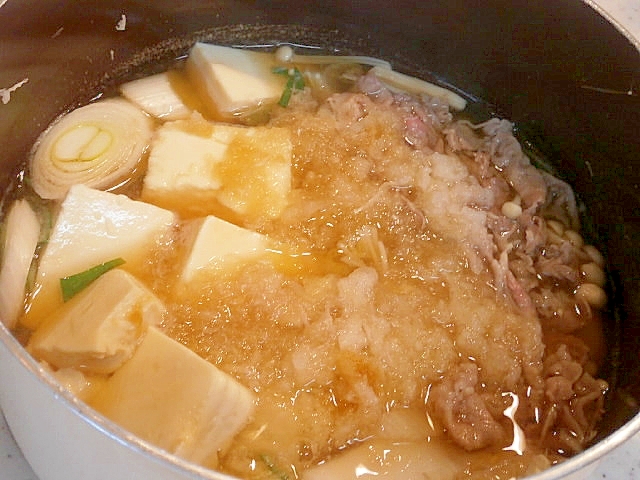 簡単！時短！☆豆腐と牛肉のみぞれ煮☆