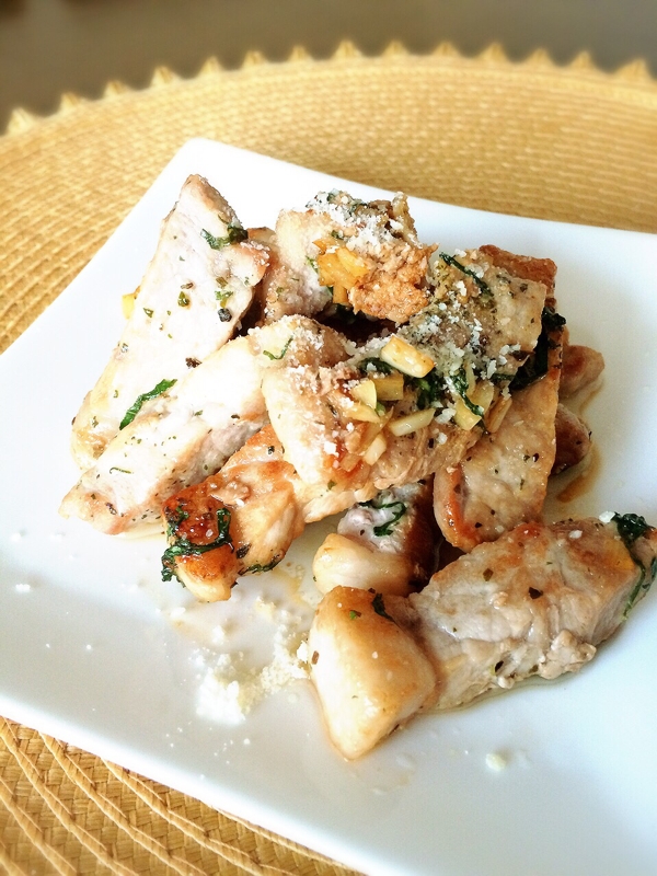 豚肉のソテー イタリアン風