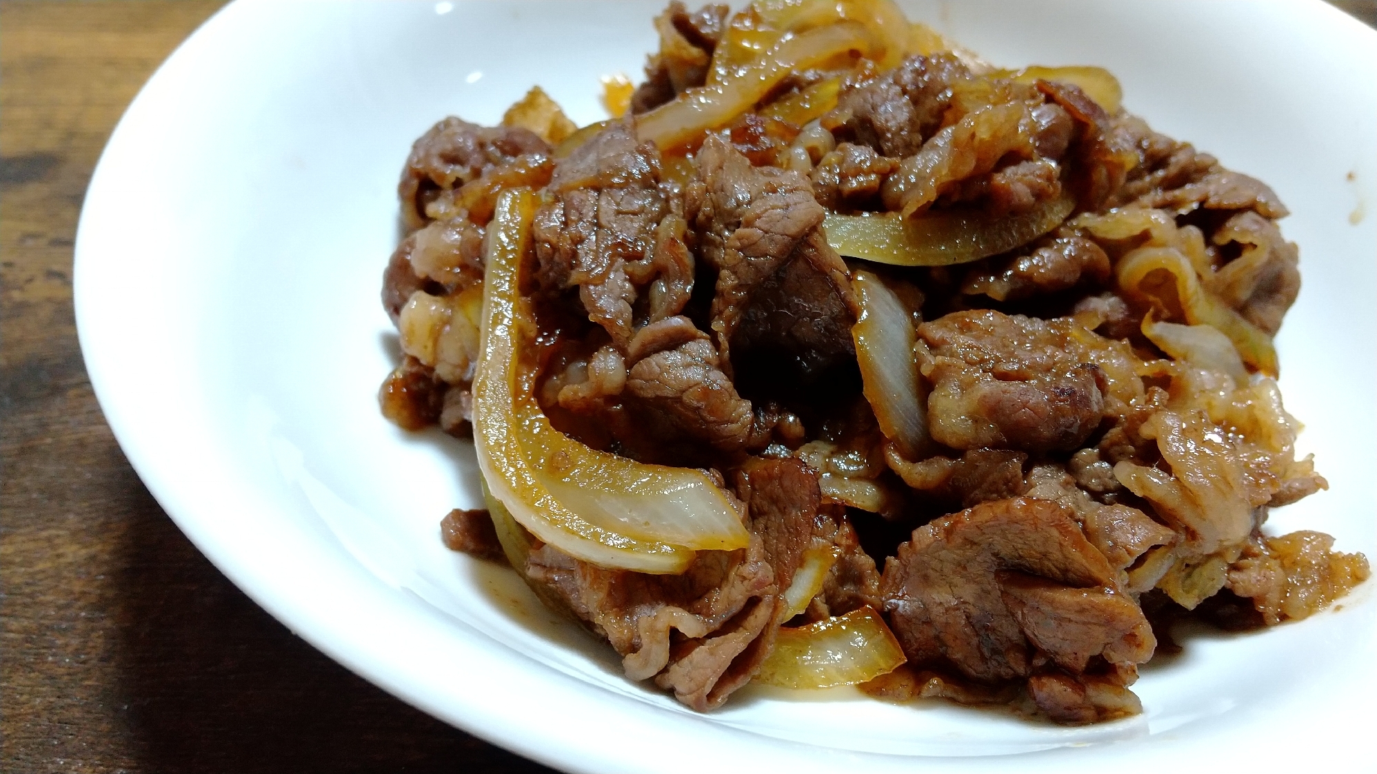 牛肉と玉ねぎのシンプルお弁当おかず♡