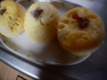 炊飯器でふっくら桜蒸しパン