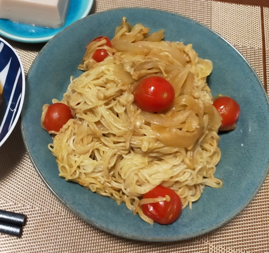 カレー素麺チャンプルー