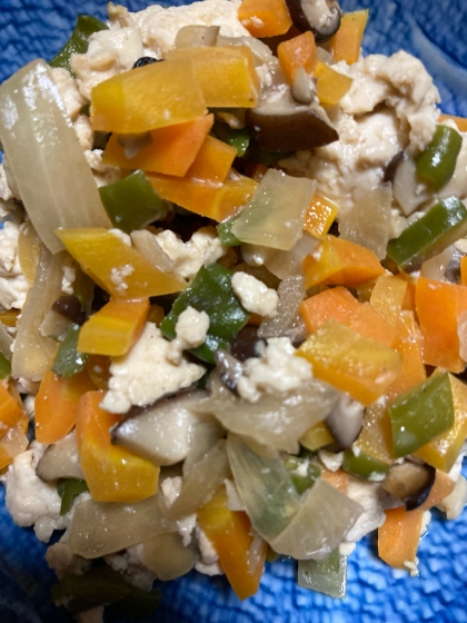 野菜たっぷりですが細かくしたので食べやすく美味しく頂きました