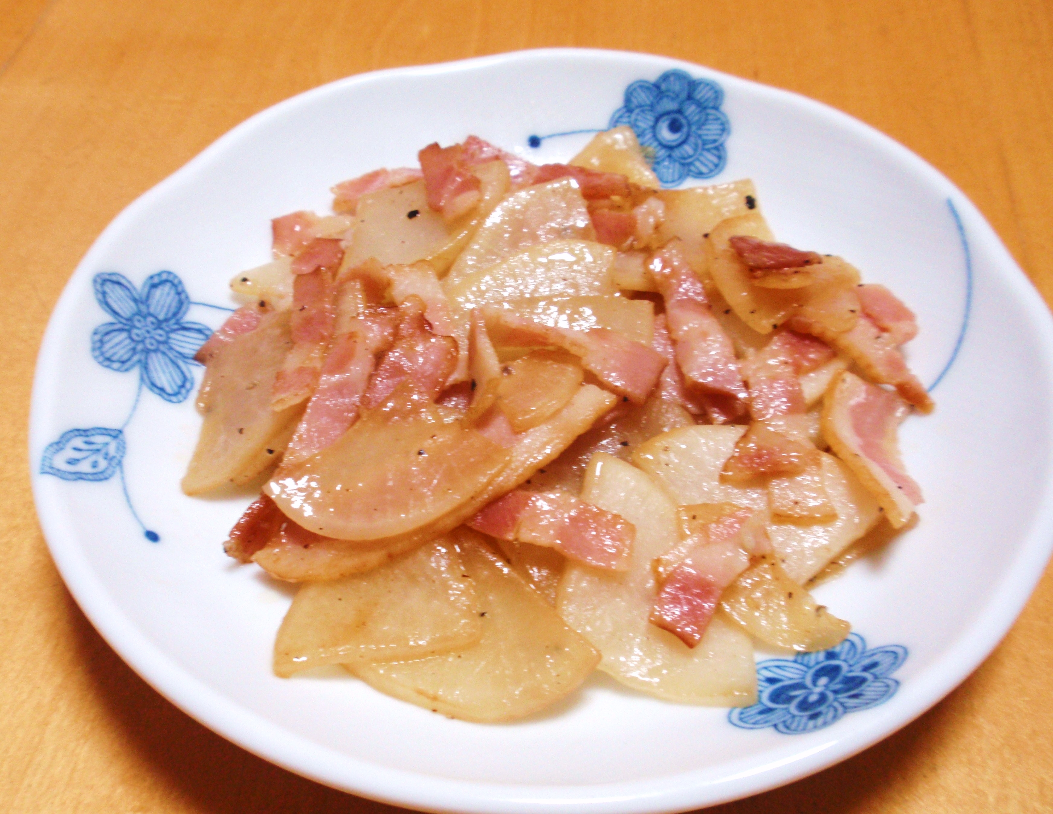 洋風でジューシー 大根のベーコン炒め レシピ 作り方 By ライム2141 楽天レシピ