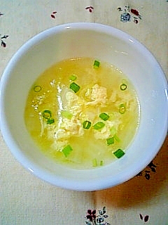 ☆白菜玉子中華スープ☆