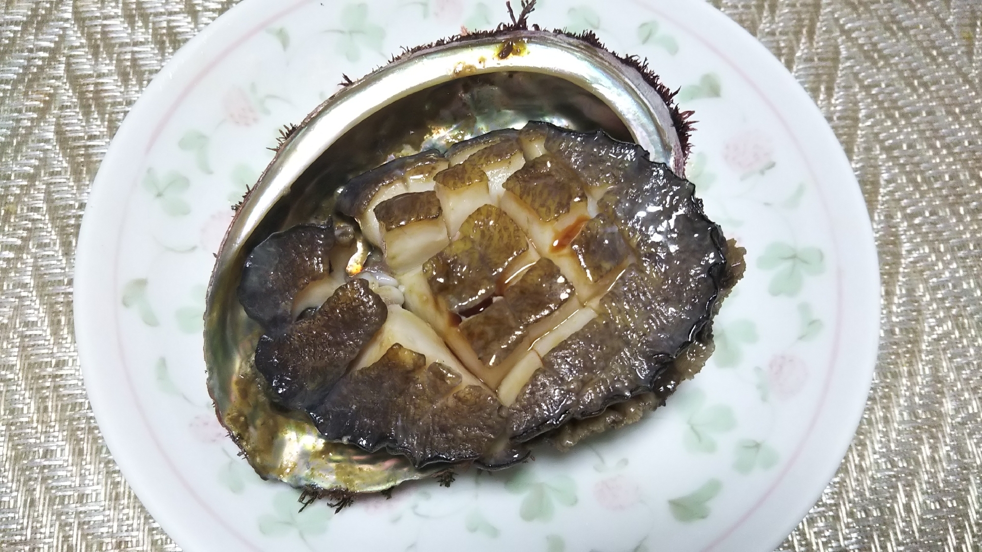 アワビのマヨネーズ醤油焼き☆