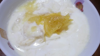 オニオンバナナ豆乳ヨーグルト