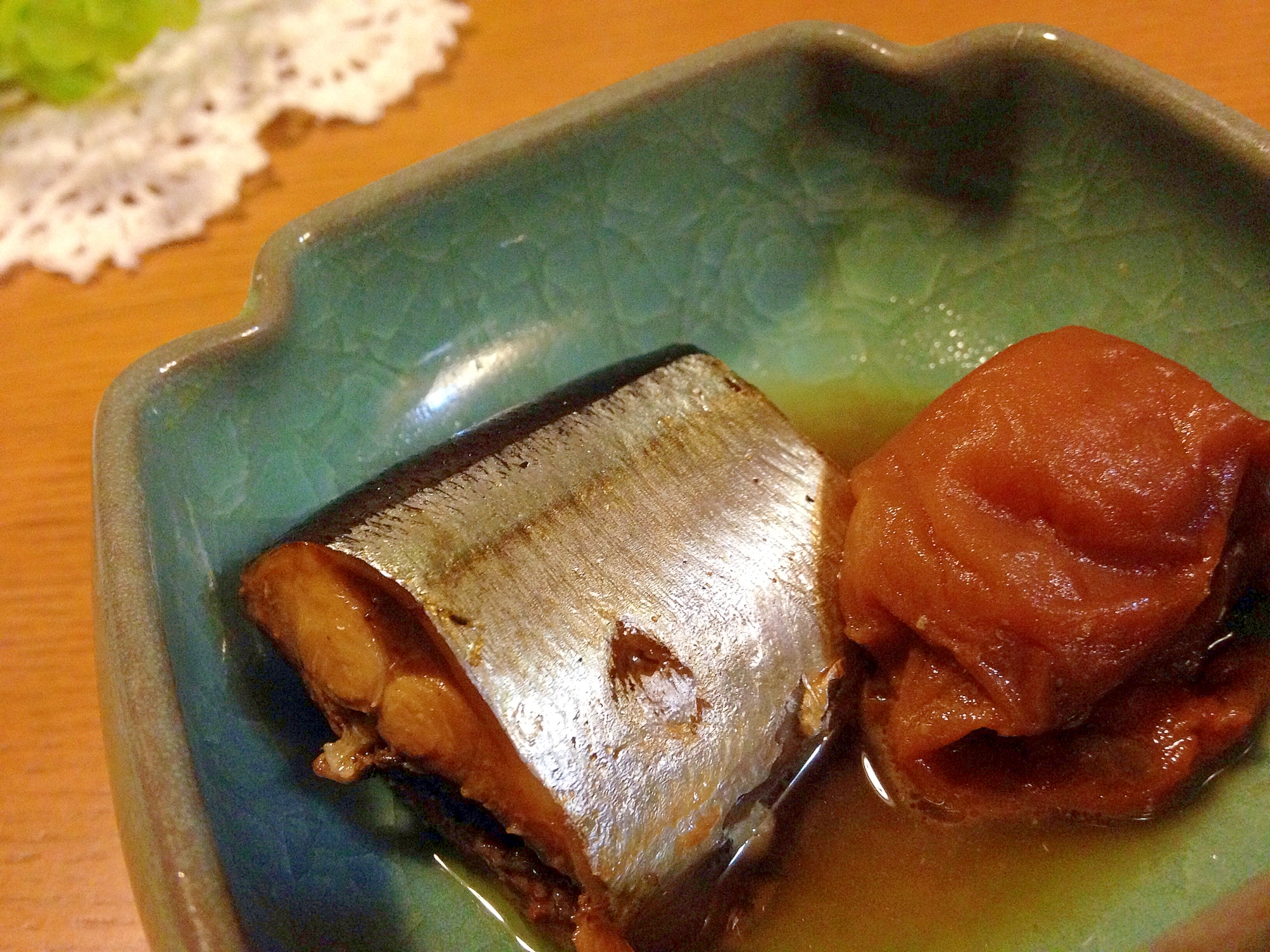 圧力鍋で簡単♪ふっくらやわやか秋刀魚の梅干煮