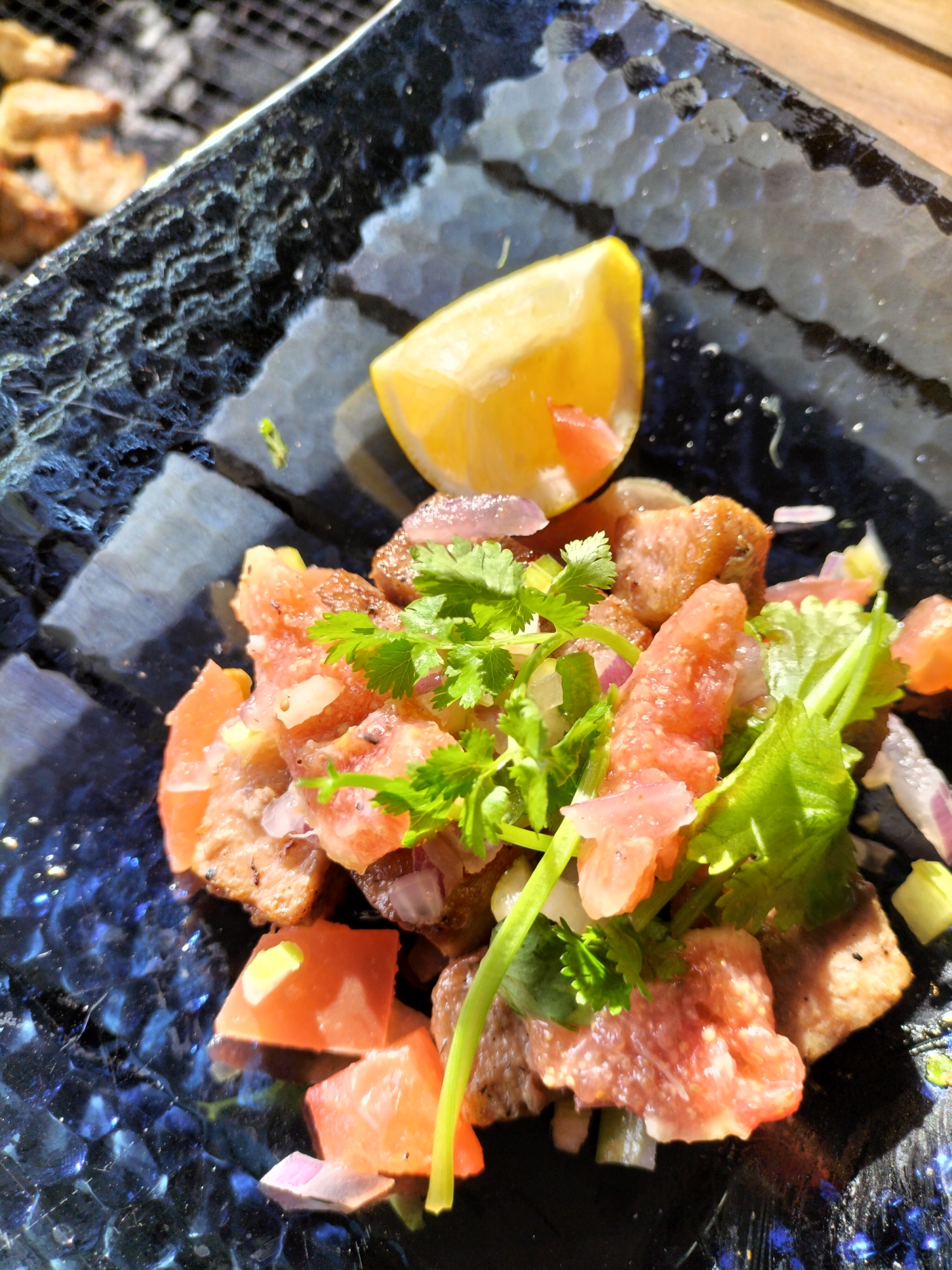 厚揚げのいちじくサルサ和え♪