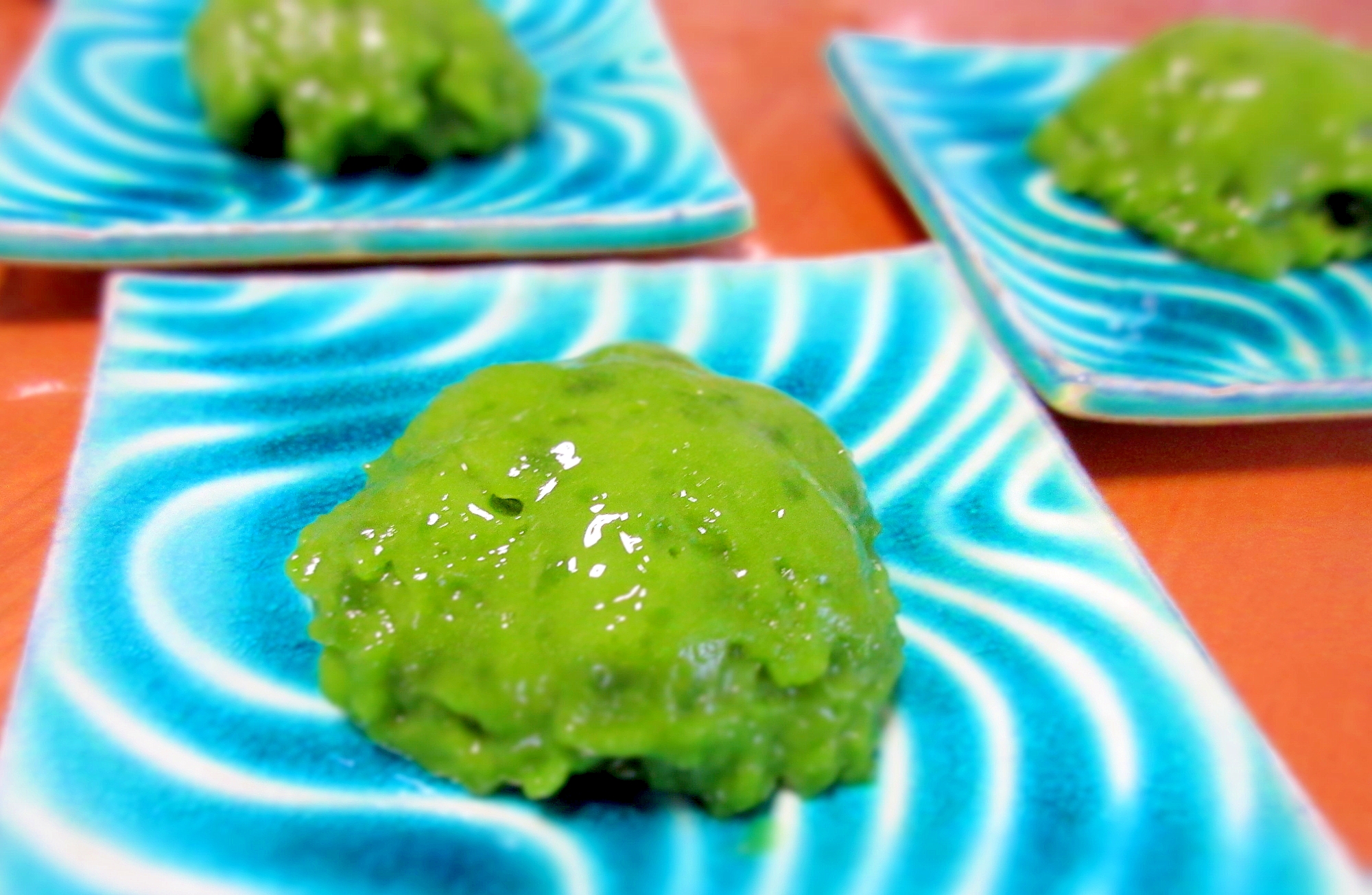 片栗粉で作る抹茶のなんちゃって葛餅