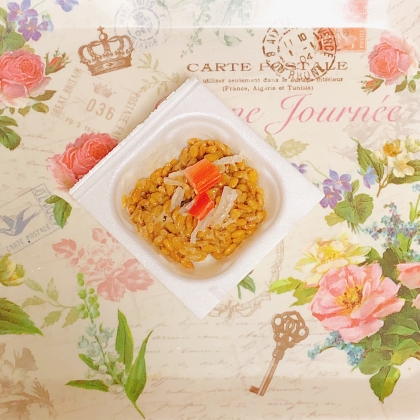 納豆アレンジ カニカマ&大根千切り