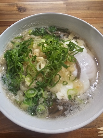 麺つゆでかけそば
