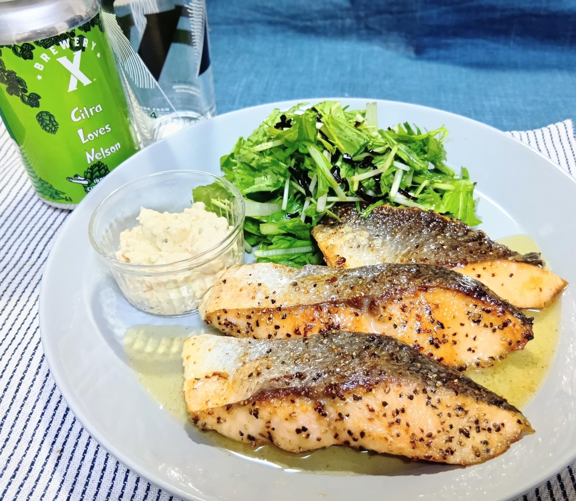 爽やか生姜タルタルソースDEサーモンムニエル