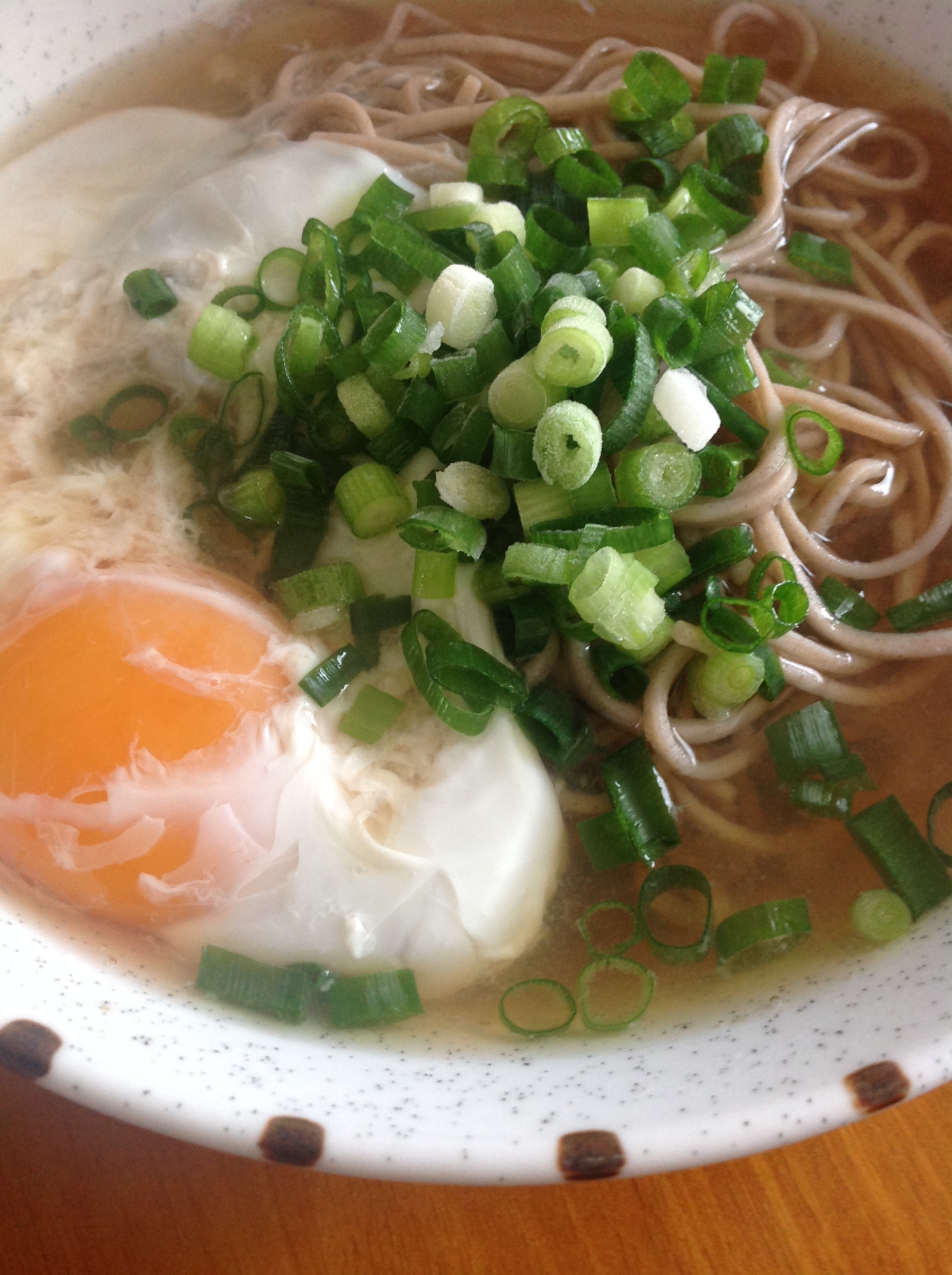 麺つゆでかけそば