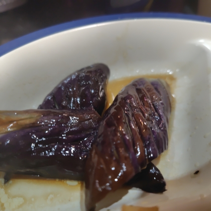 長茄子のバター醤油焼き