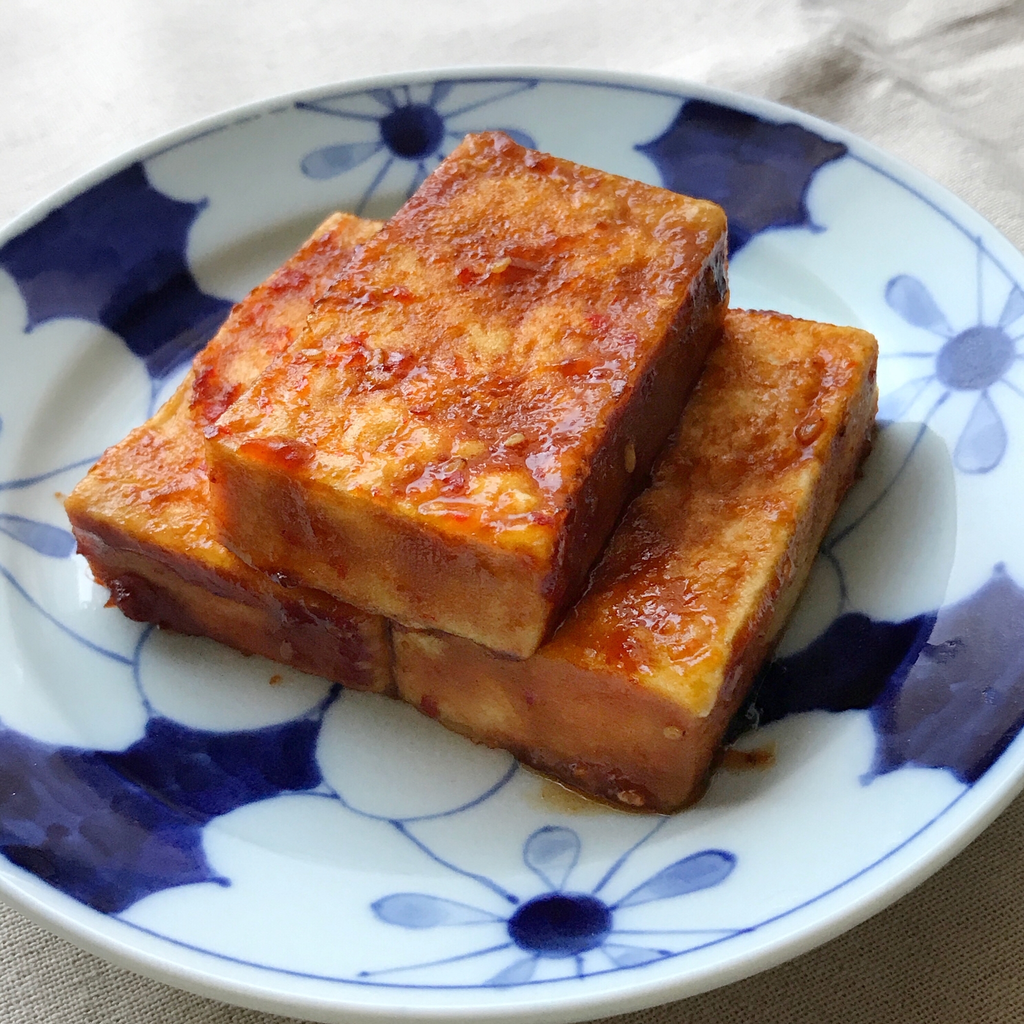 高野豆腐の韓国風照り焼き
