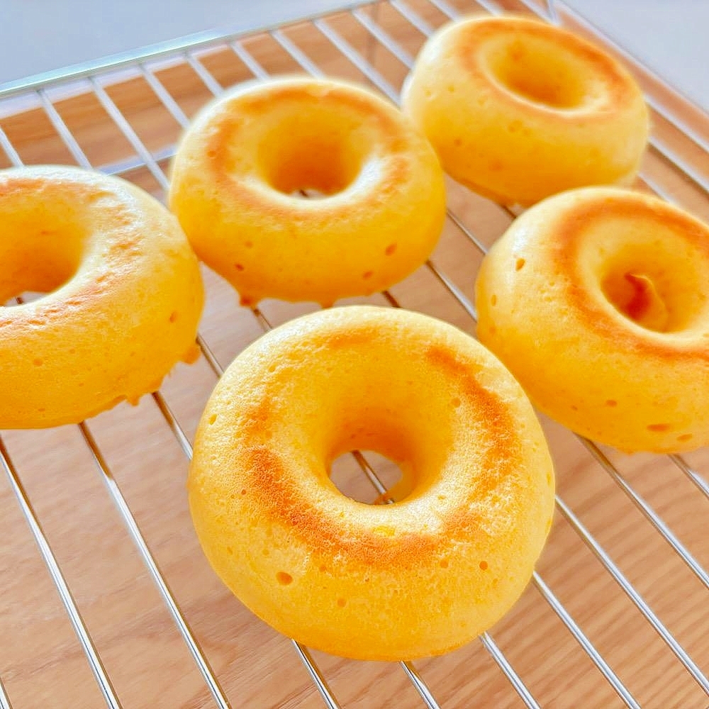 【離乳食後期〜】砂糖不使用のかぼちゃ米粉ドーナツ