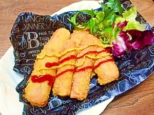 魚肉ソーセージ☆カレーフライ