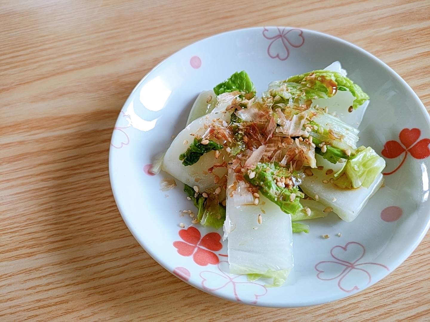 レモン醤油でさっぱり☆おかかとすりごまの白菜