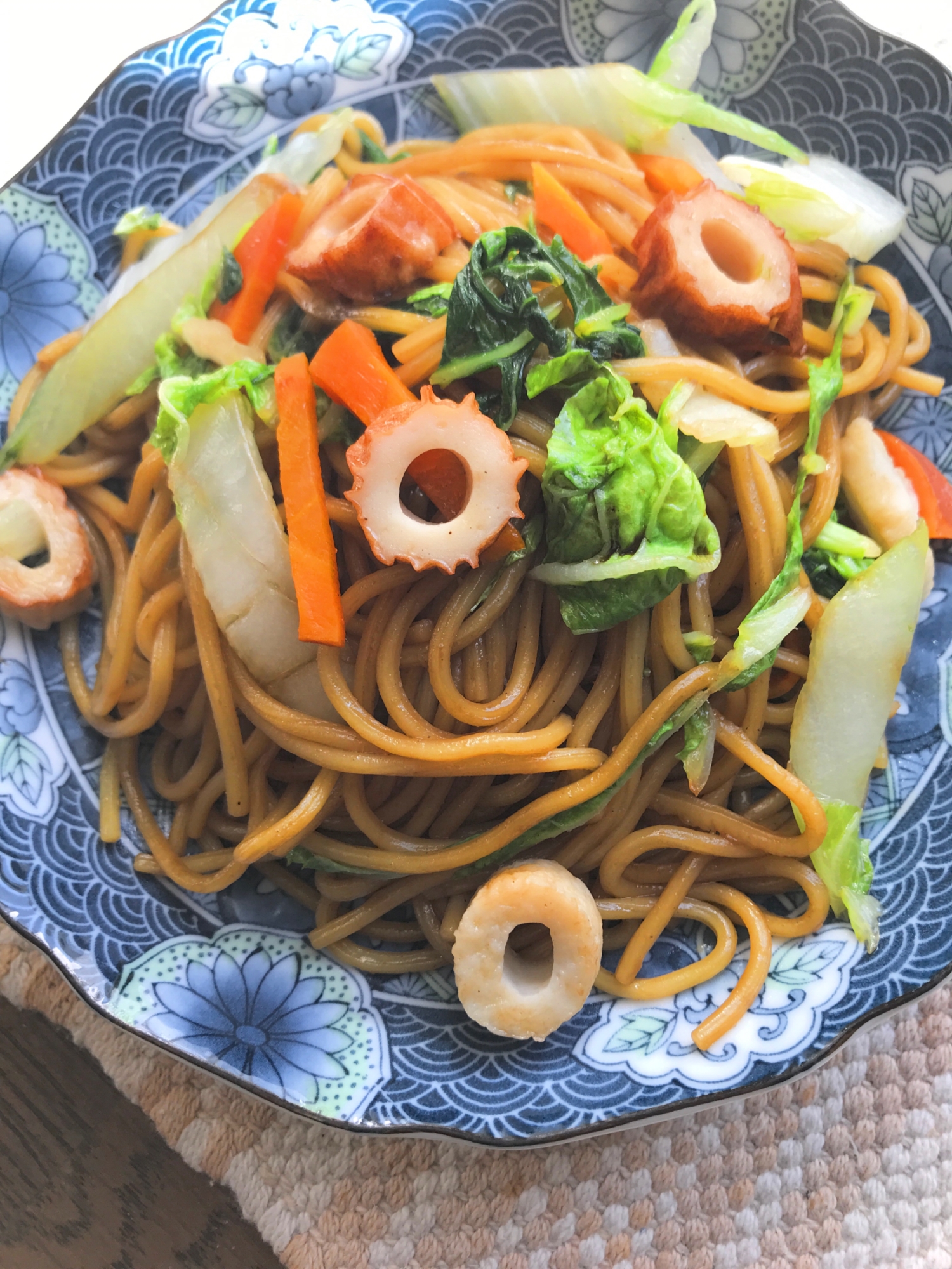 白菜で節約焼きそば