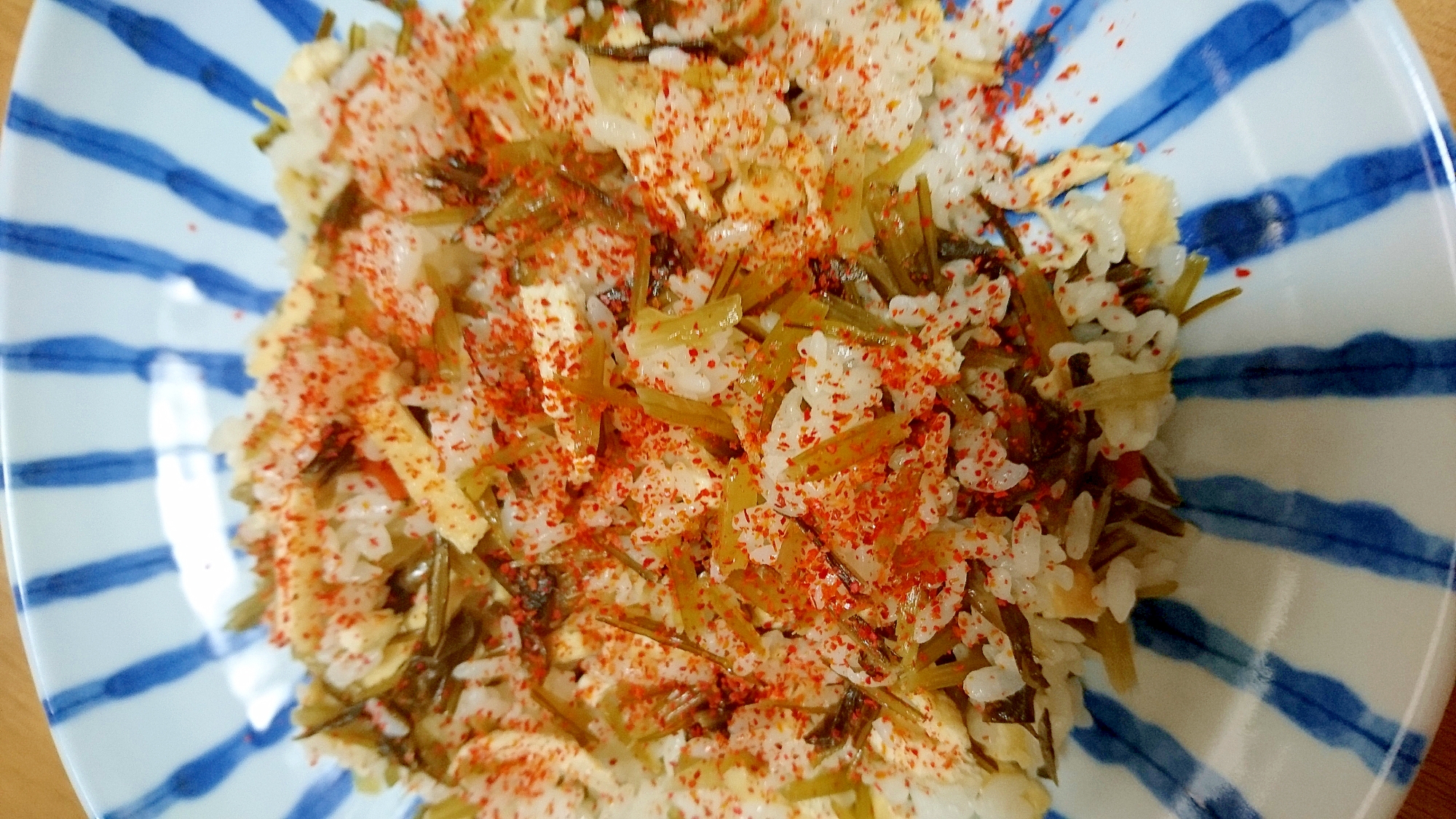 お漬物★壬生菜の炒飯