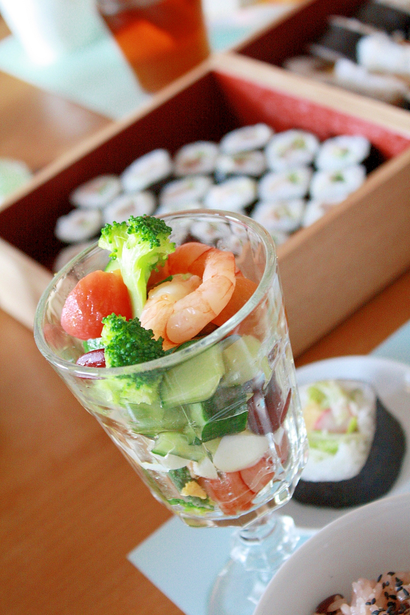 エビのカラフルサラダ