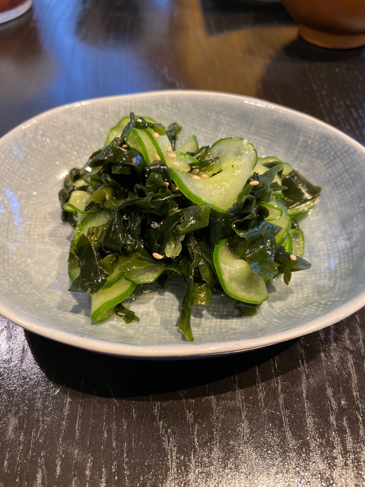 夏にぴったり！きゅうりとわかめのシンプル酢の物