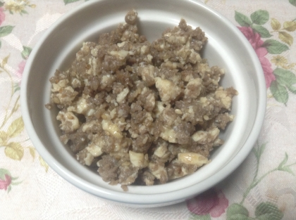 ヘルシー❤合い挽き肉ｄｅ生姜効かせた豆腐そぼろ❤