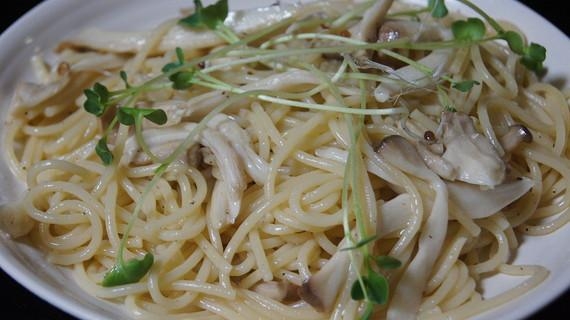 エリンギこりこり　パスタ