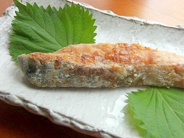 竜田揚げ→焼き❤秋鮭で♪