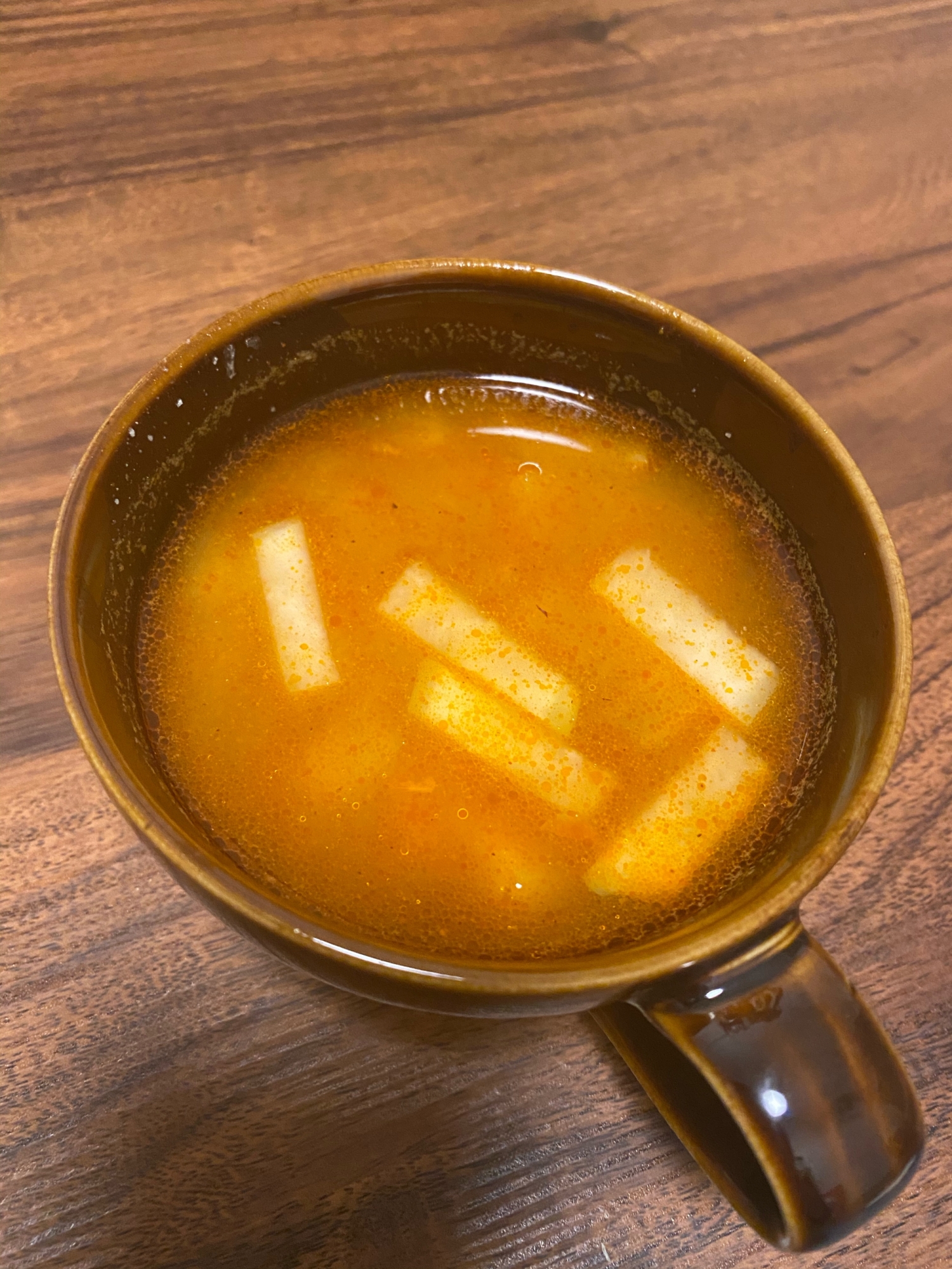 コチュジャンで旨辛スープ！