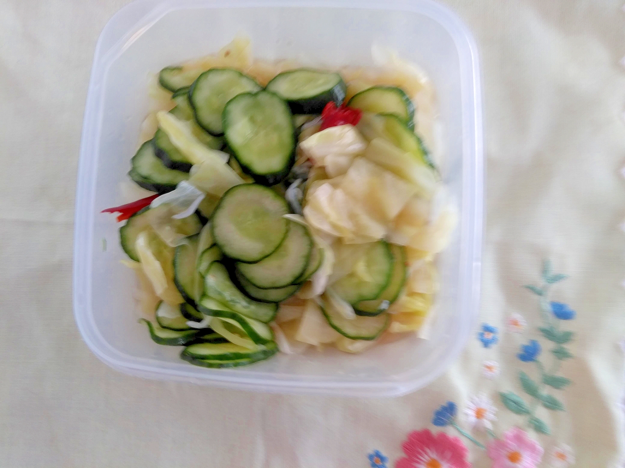 きゃべつのパリパリ酢の物