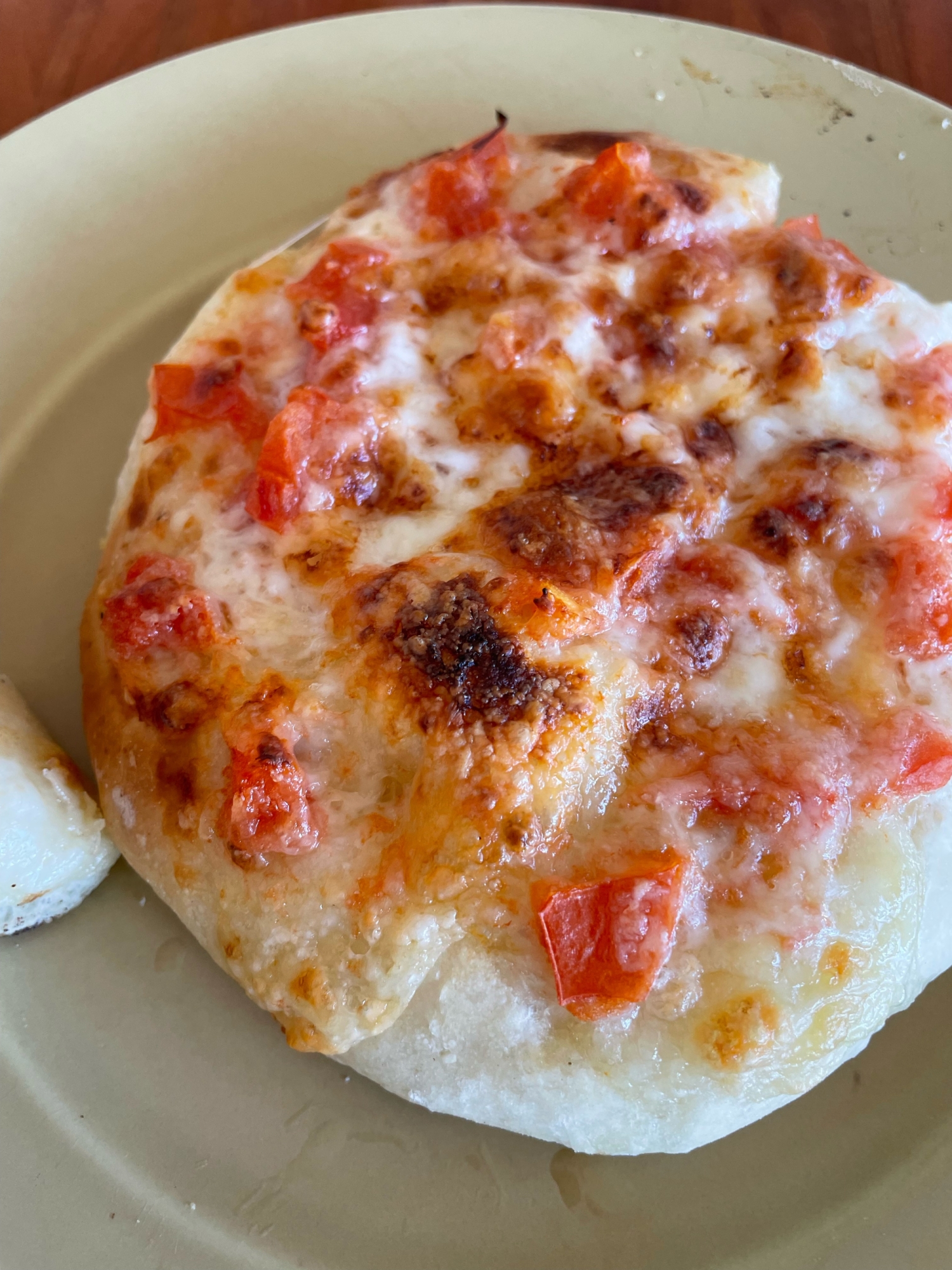【離乳食/幼児食】グリルで簡単！無添加のトマトピザ