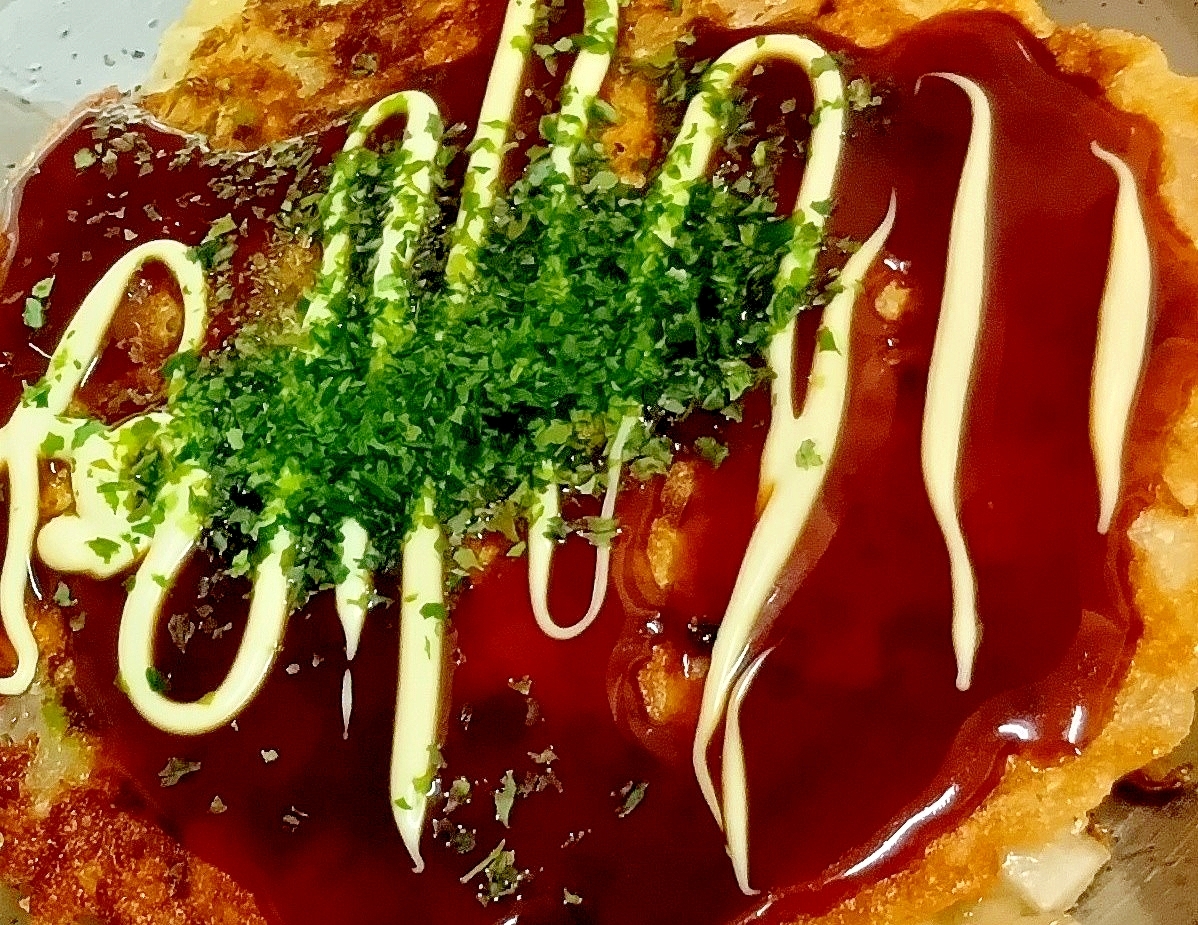 ブロッコリーのお好み焼き