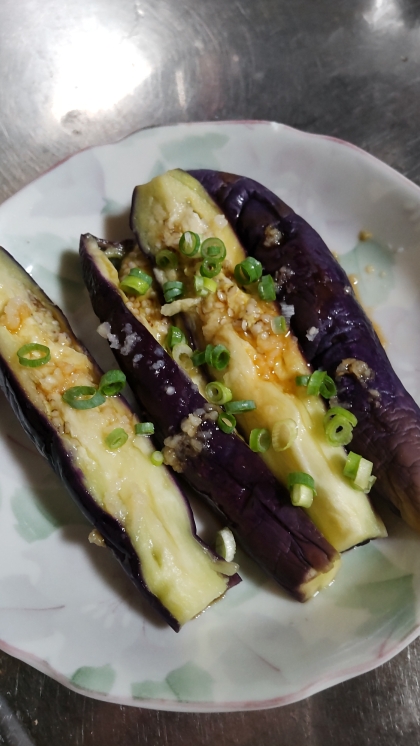 レンジで簡単♪とろとろ茄子の生姜醤油漬け