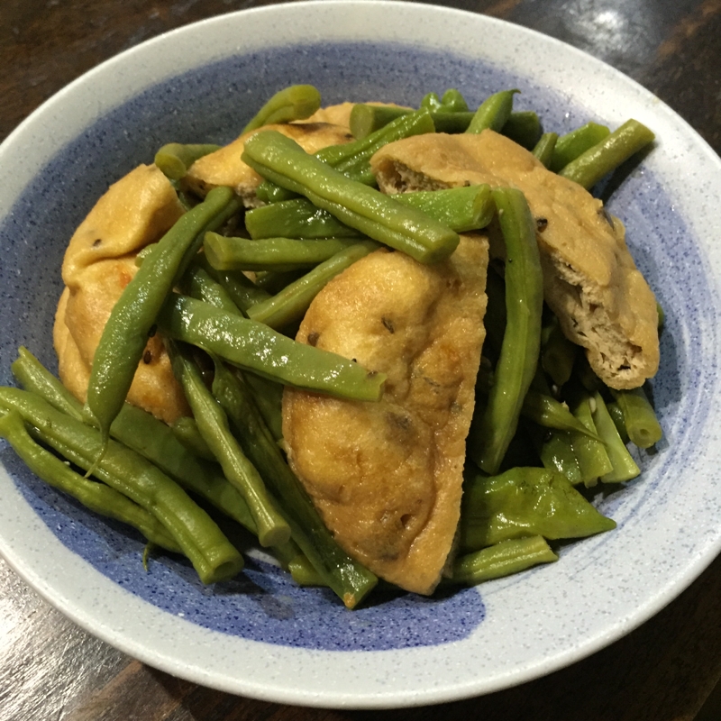 がんもといんげんの煮物