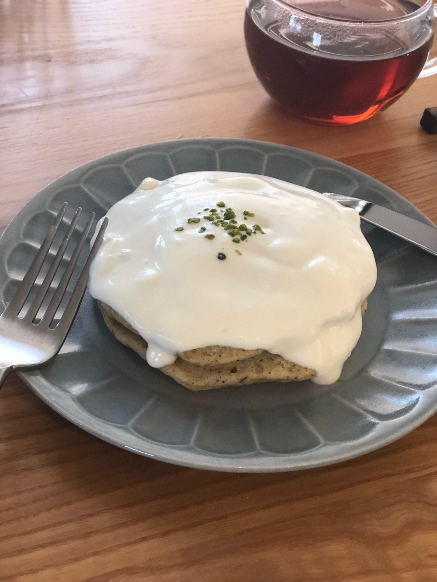 パンケーキのためのクリームチーズソース