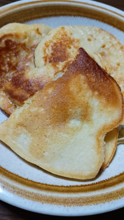 お餅でふんわり和風パンケーキ