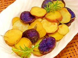 カラフル ローズマリーポテト レシピ 作り方 By ブルーボリジ 楽天レシピ