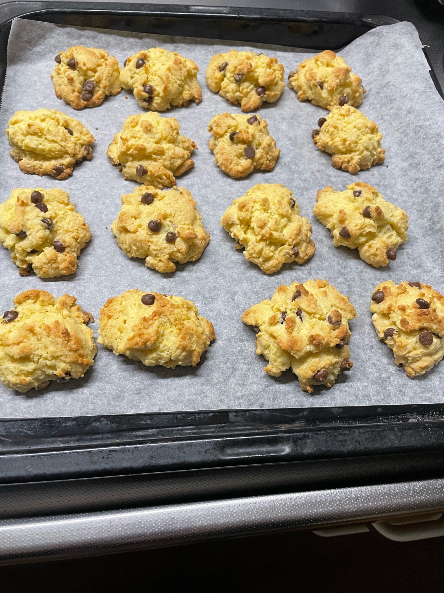 ホットケーキミックスで簡単にチョコチップクッキー