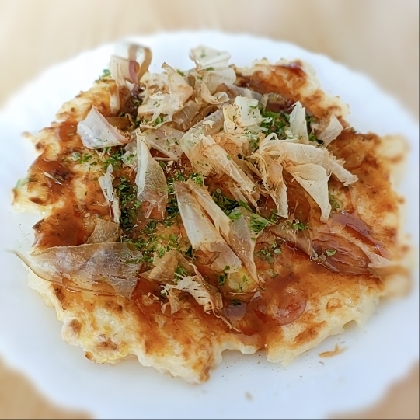 簡単フライパンでお好み焼き