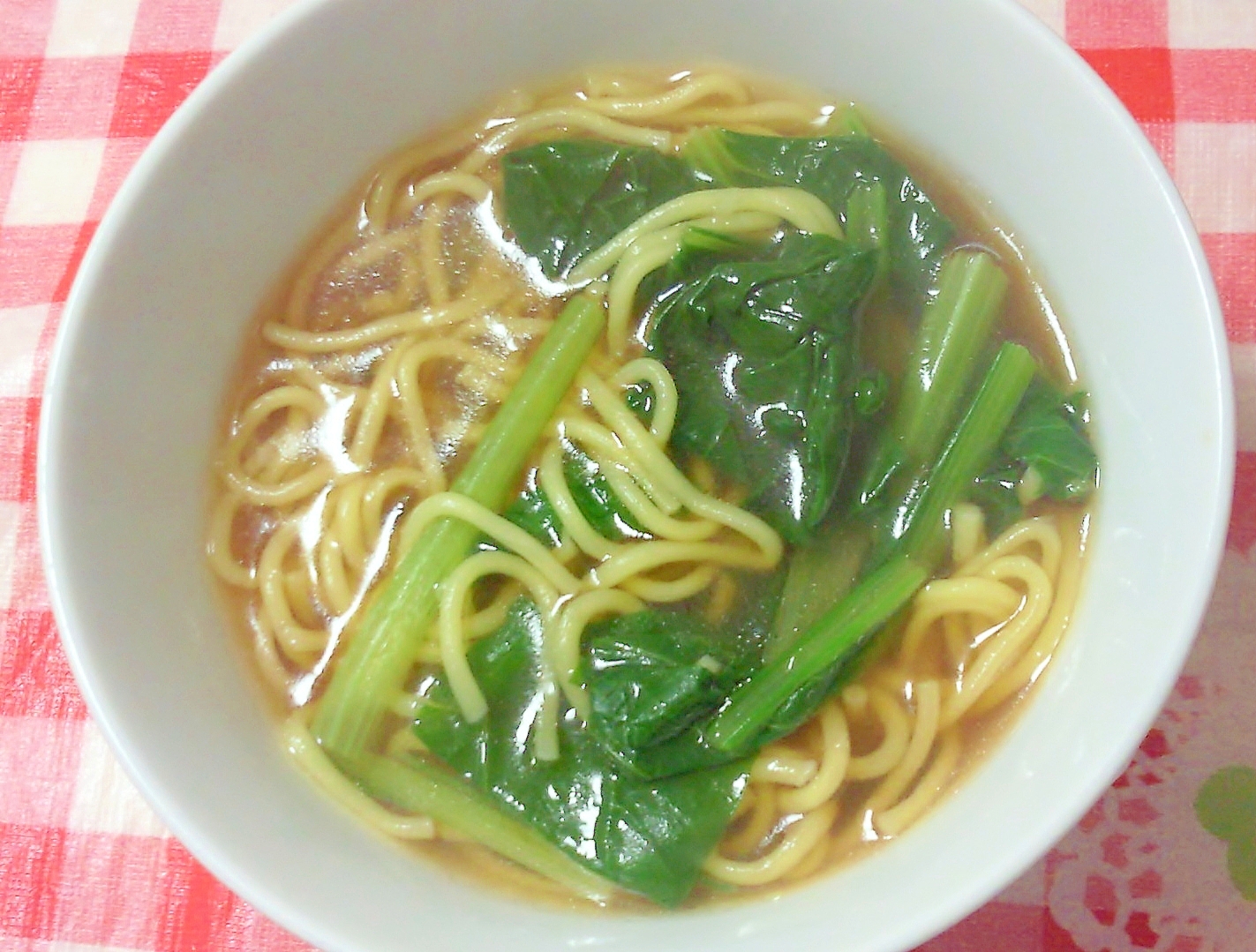 小松菜ラーメン