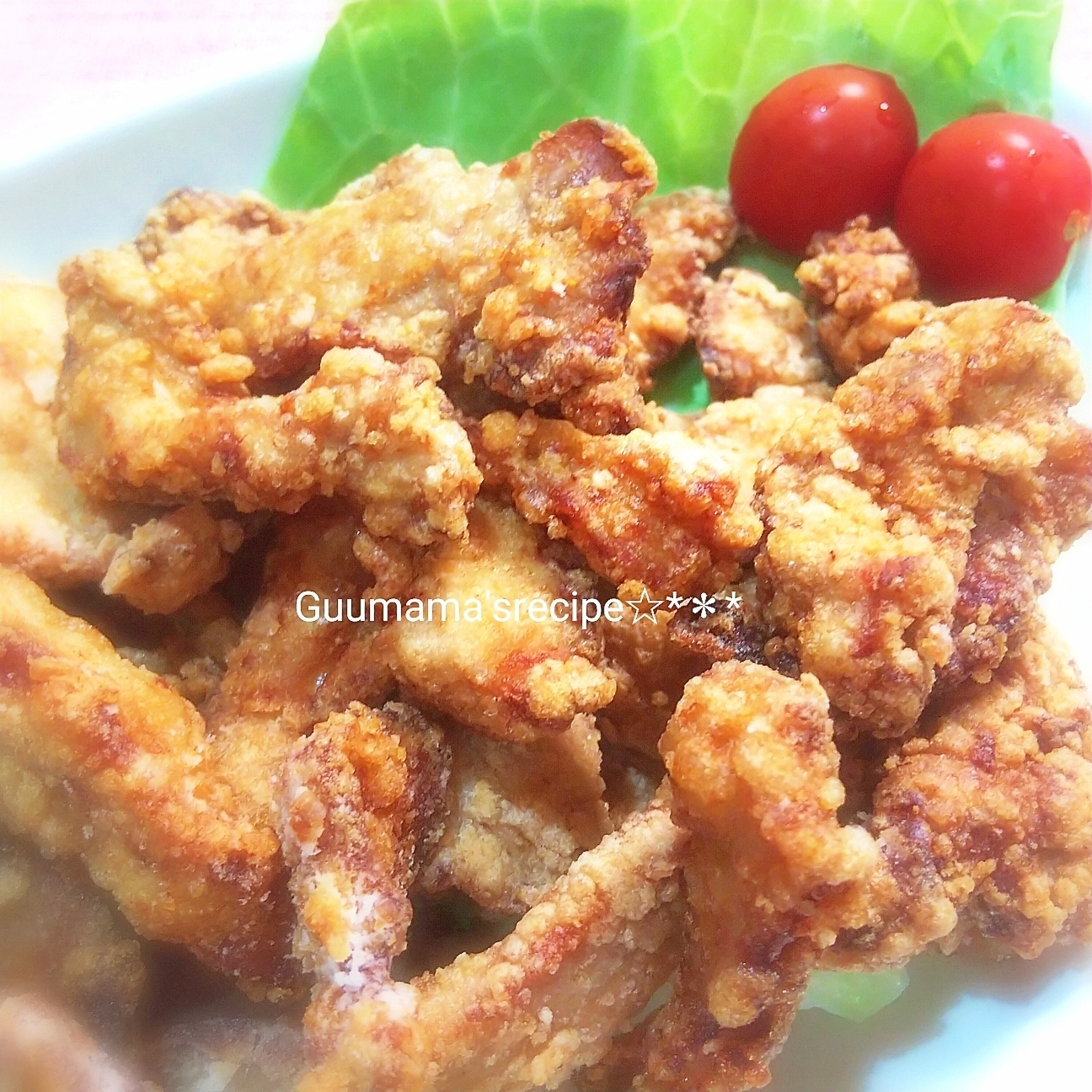 ザグザグ衣でビールが進む♡まぐろの竜田揚げ