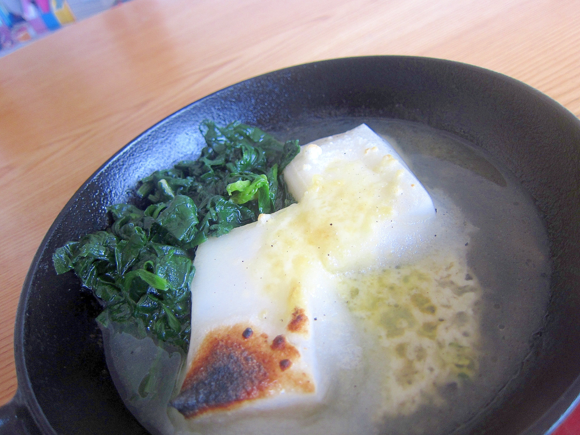 餅とほうれん草チーズグリル レシピ 作り方 By Skip Right 楽天レシピ