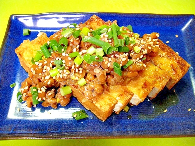 厚揚げ納豆 レシピ 作り方 By Mint74 楽天レシピ 厚揚げ納豆 レシピ 作り方 By Mint74 楽天レシピ