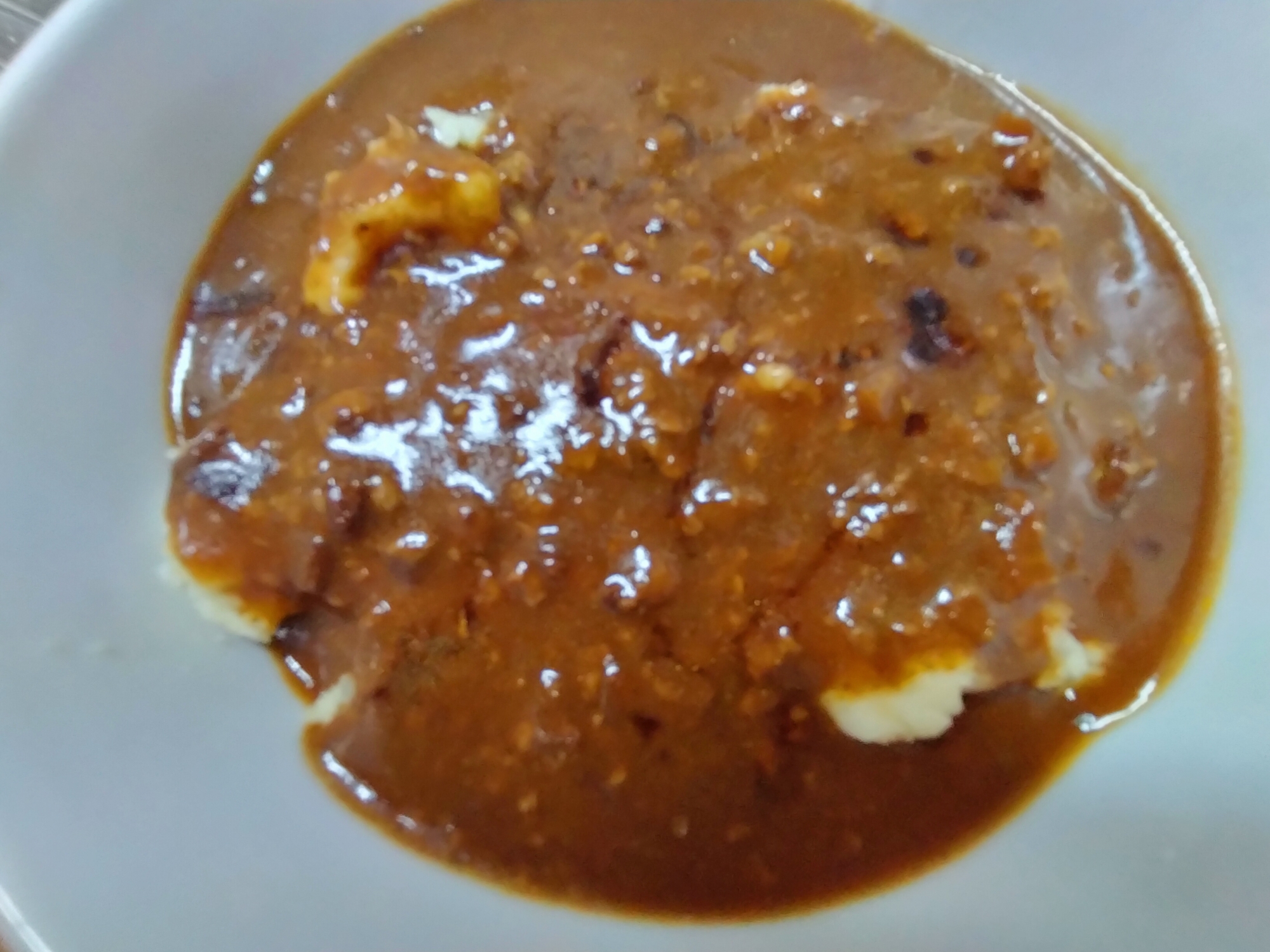 ポテトサラダ乗せカレーライス