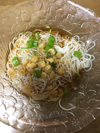 いつもめんつゆで食べるのですがごま油も美味しいですね♪ご馳走様でした。レシピありがとうございました(^^)