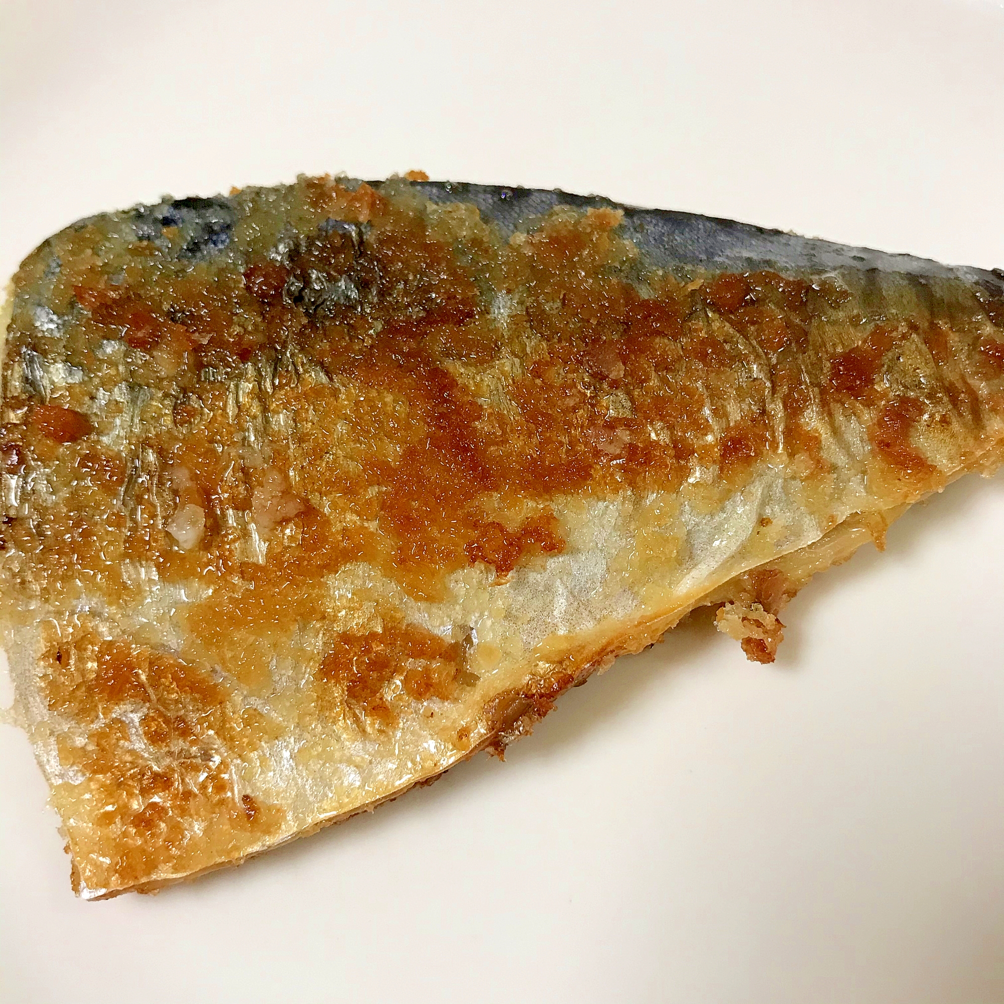 塩鯖のマヨネーズマジックソルトパン粉焼き